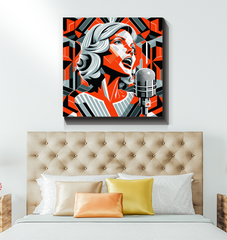 Baroque Brilliance Wrapped Canvas