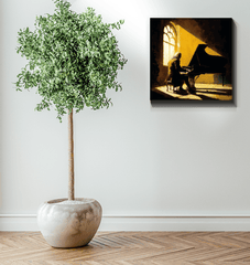 Saxophone Serenade - Jazz Music Canvas Print - Beyond T-shirts