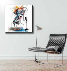 Rhythmic Revels Caricature Art Canvas - Beyond T-shirts