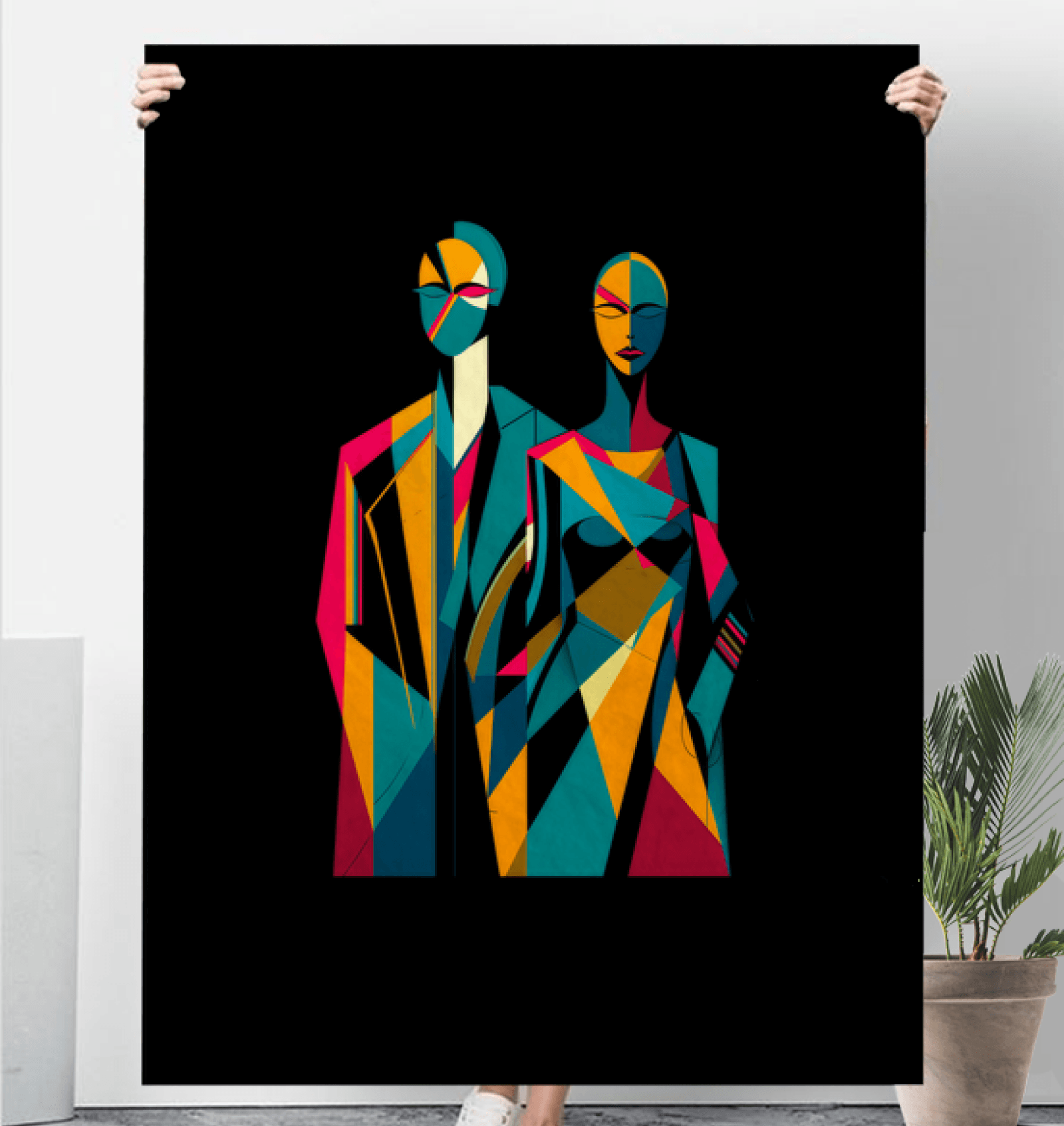 Fashion Fusion Abstract Sherpa Elegance - Beyond T-shirts