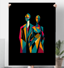 Fashion Fusion Abstract Sherpa Elegance - Beyond T-shirts