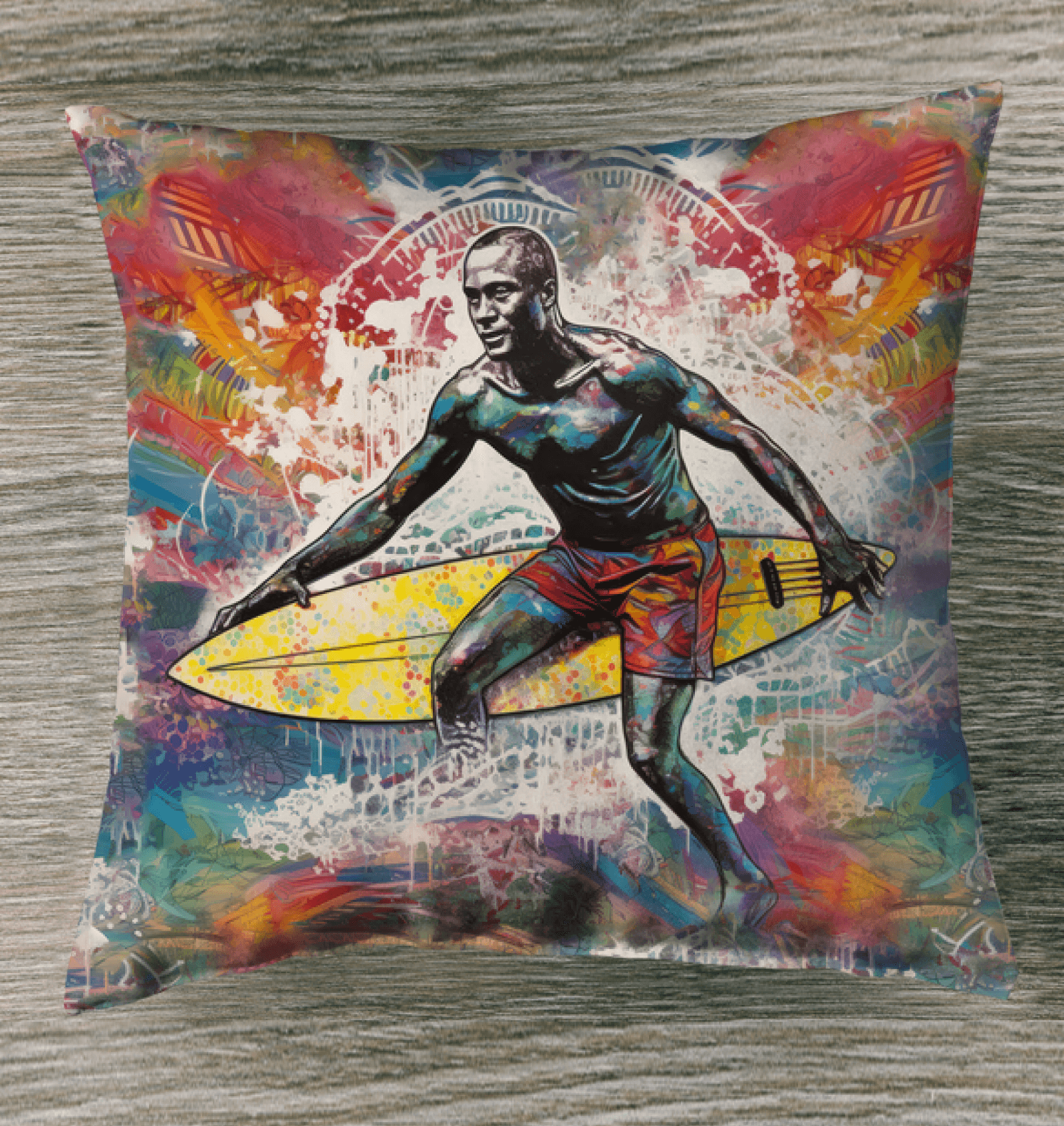 Surfing 1 47 Indoor Pillow - Beyond T-shirts