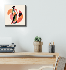 Chic Couture Runway Canvas Print - Beyond T-shirts