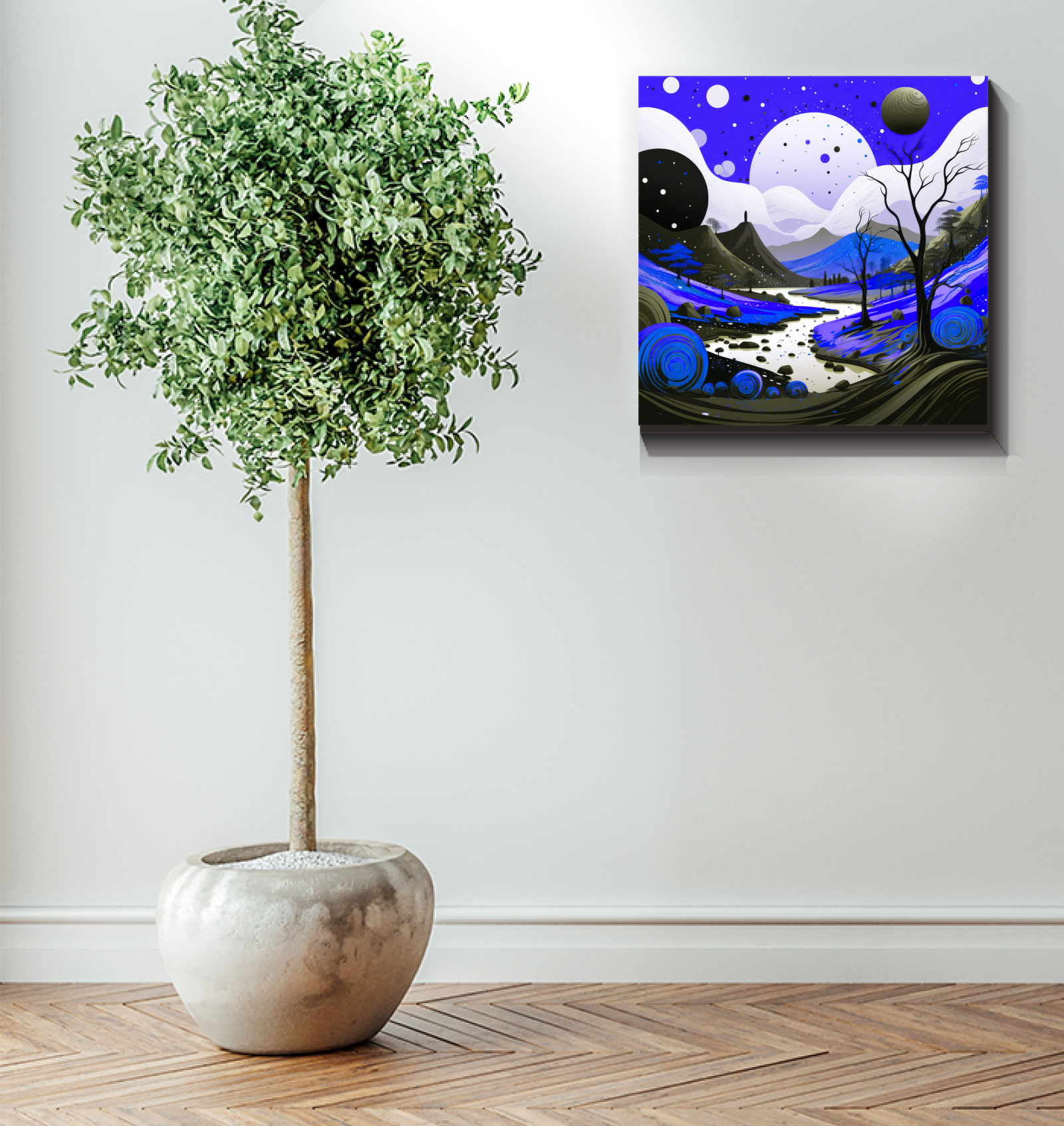 Vibrant Vineyard Wine Country Canvas