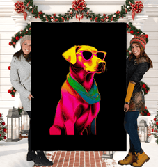 Joyful Doggie Moments Sherpa Blanket - Beyond T-shirts