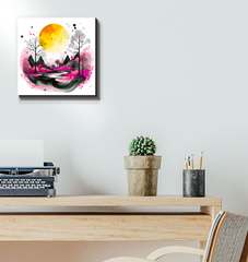 Tranquil Twilight Tranquility Landscape Canvas