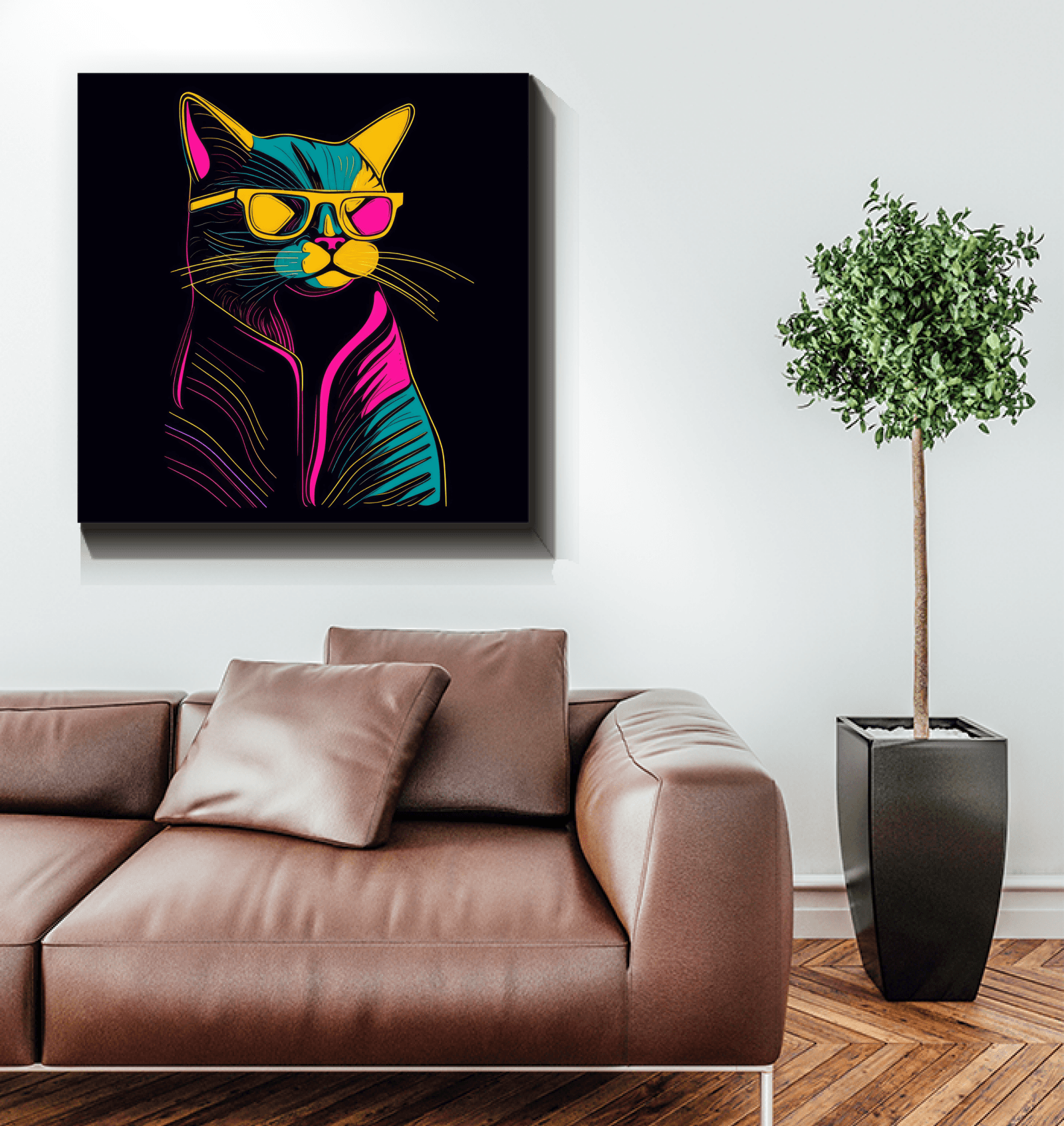 Whiskered Wonder Canvas - Beyond T-shirts