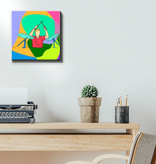 Drummer 1 Wrapped Canvas - Beyond T-shirts
