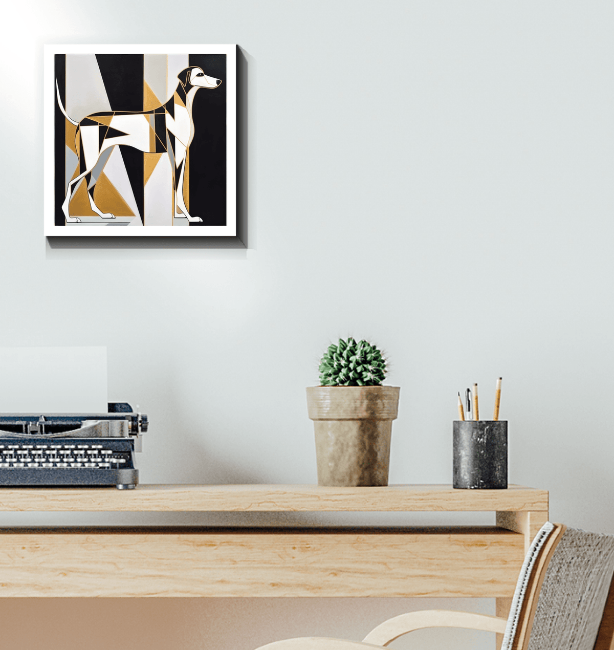 Elegant Bull Terrier Urban Stride - Beyond T-shirts