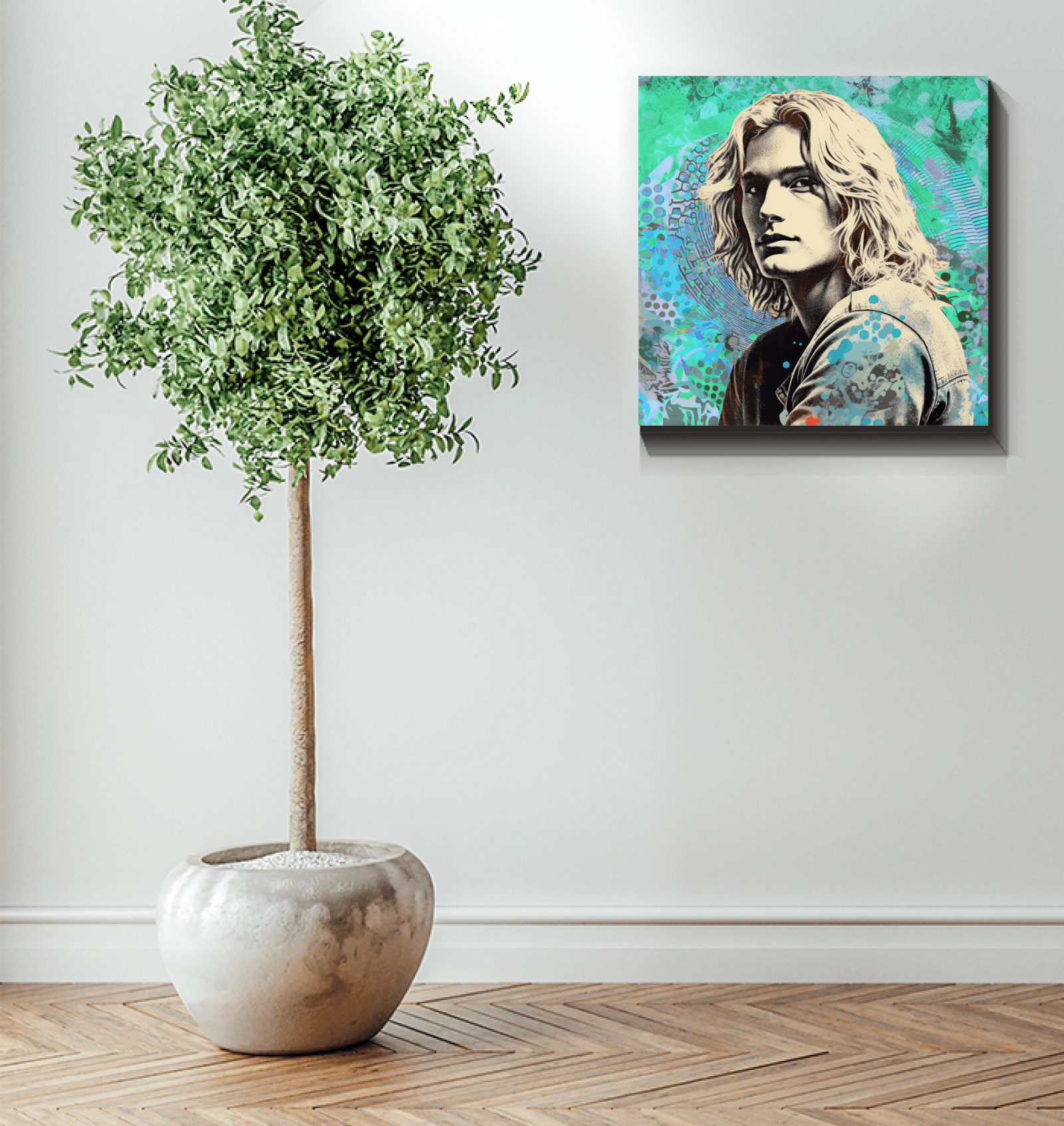 Ethereal Surf Canvas Print - Beyond T-shirts