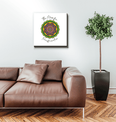 Sacred Geometry Mandala Canvas - Beyond T-shirts