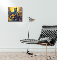 Purrfectly Cozy Cat Wrapped Canvas