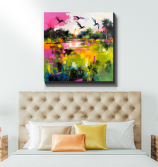 Coastal Dreams Landscape Wrapped Canvas
