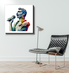 Rhythmic Radiance Wrapped Canvas