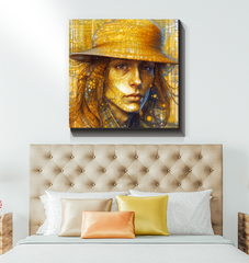 Gallery-Wrapped Canvas Depicting Timeless Beauty