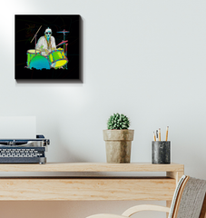 Flowing Melodies wrapped canvas with harmonious design.