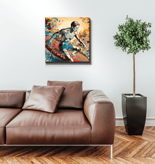 Surfing Elements Canvas Art - Beyond T-shirts