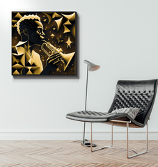 Percussive Pulse Wrapped Canvas