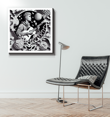 Tranquil Siren Songs Artwork on Wrapped Canvas