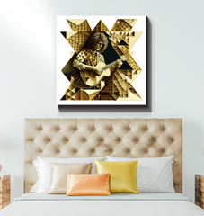 Treble Trails Wrapped Canvas