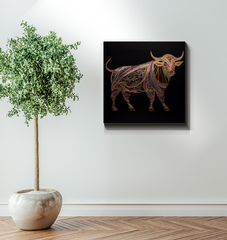 Buffalo Herd Sunset Silhouette