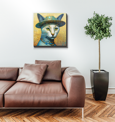 Kitty Kingdom themed canvas print.