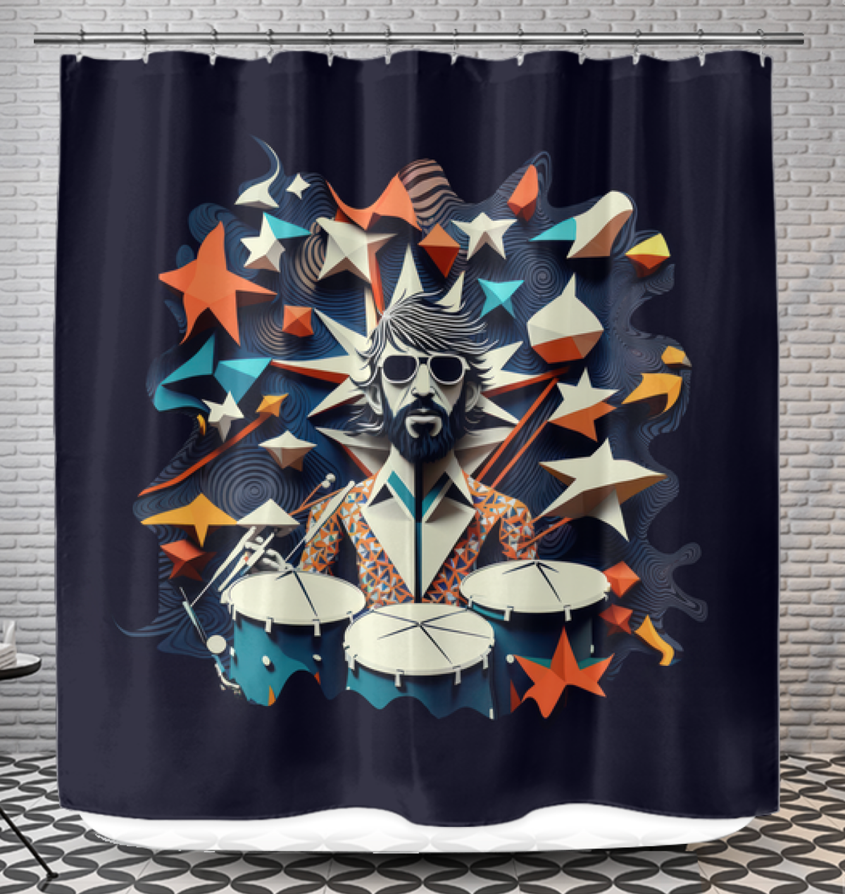 Crescendo Charms Shower Curtain