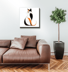 Graceful Cat Watercolor Dream Canvas - Beyond T-shirts