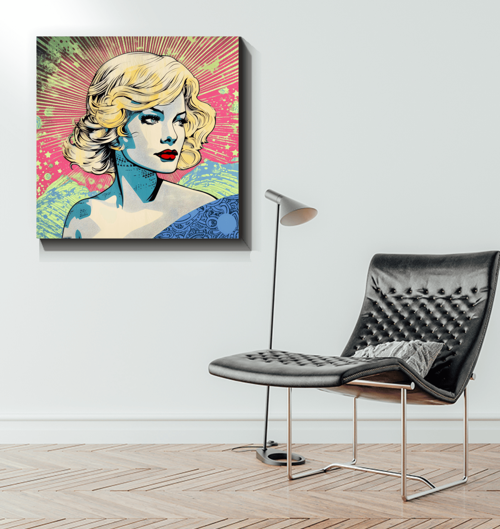 Surfing Crescendo Canvas Art - Beyond T-shirts