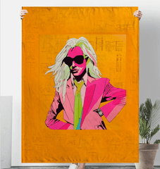 Artistic Expression Couture Sherpa Blanket - Beyond T-shirts