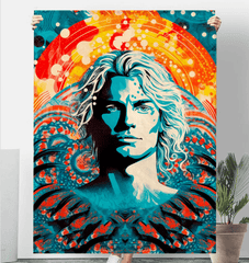 Enchanted Surf Sherpa Throw Blanket - Beyond T-shirts