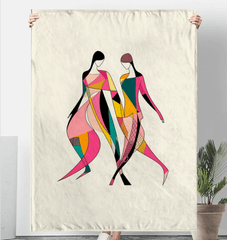 Chic Couture Abstract Sherpa Blanket - Beyond T-shirts
