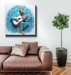 Nautical Dreamscape wrapped canvas with vivid oceanic imagery for art enthusiasts.