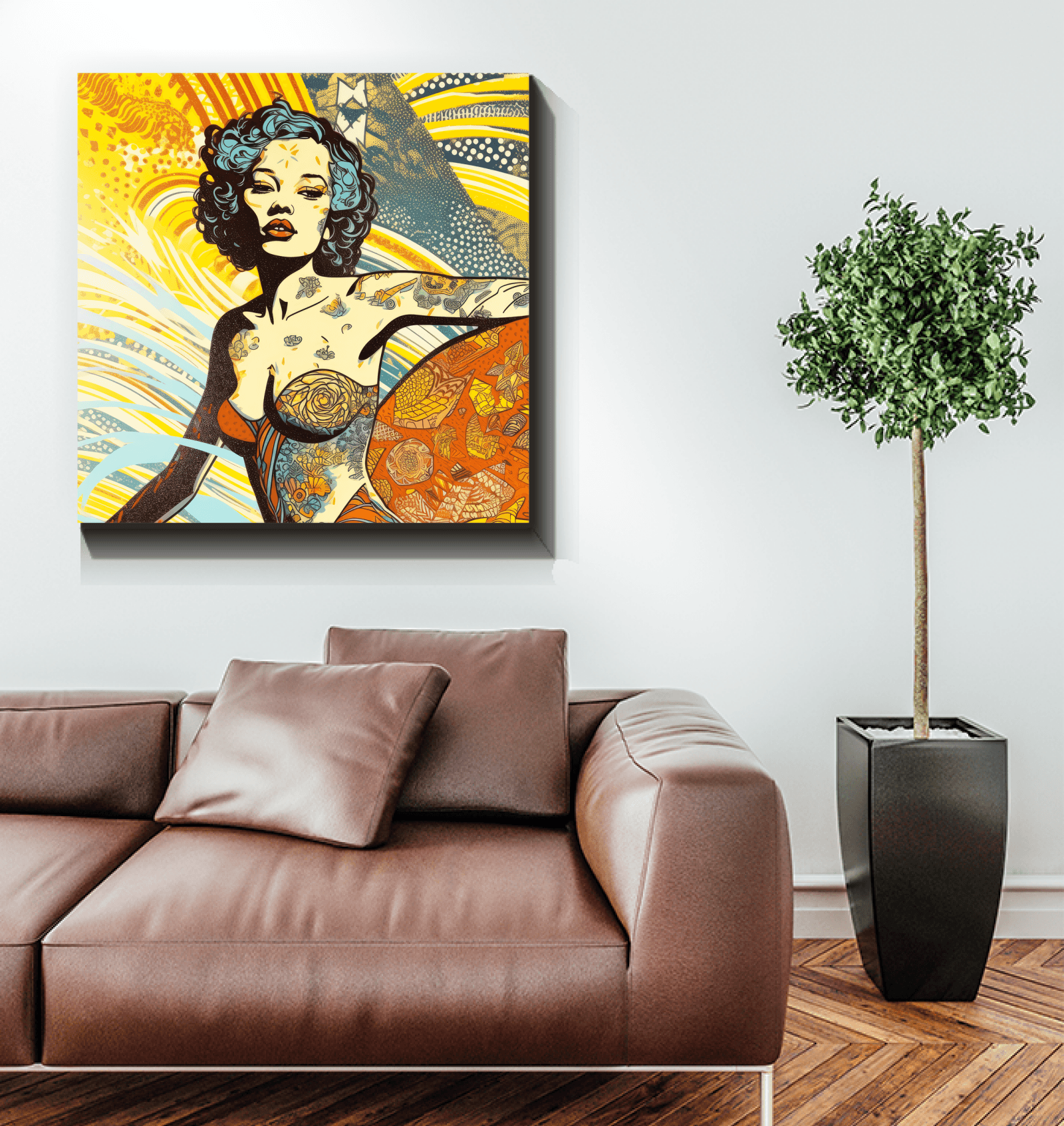 Surfing 5 28 Canvas with stunning sea view