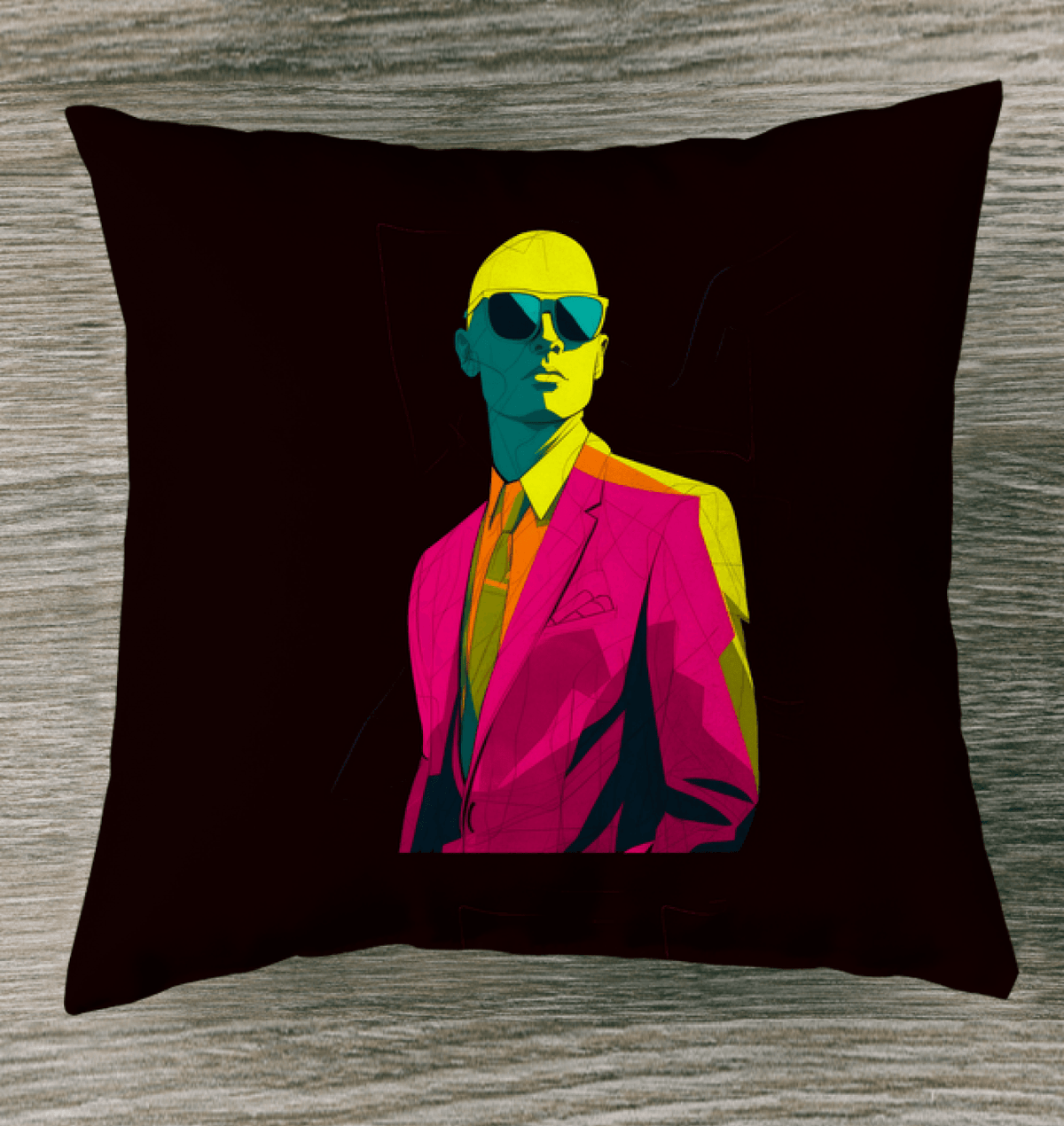 Graffiti Chic Garden Pillow - Beyond T-shirts