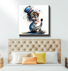 Tuneful Taunts Caricature Art Canvas - Beyond T-shirts