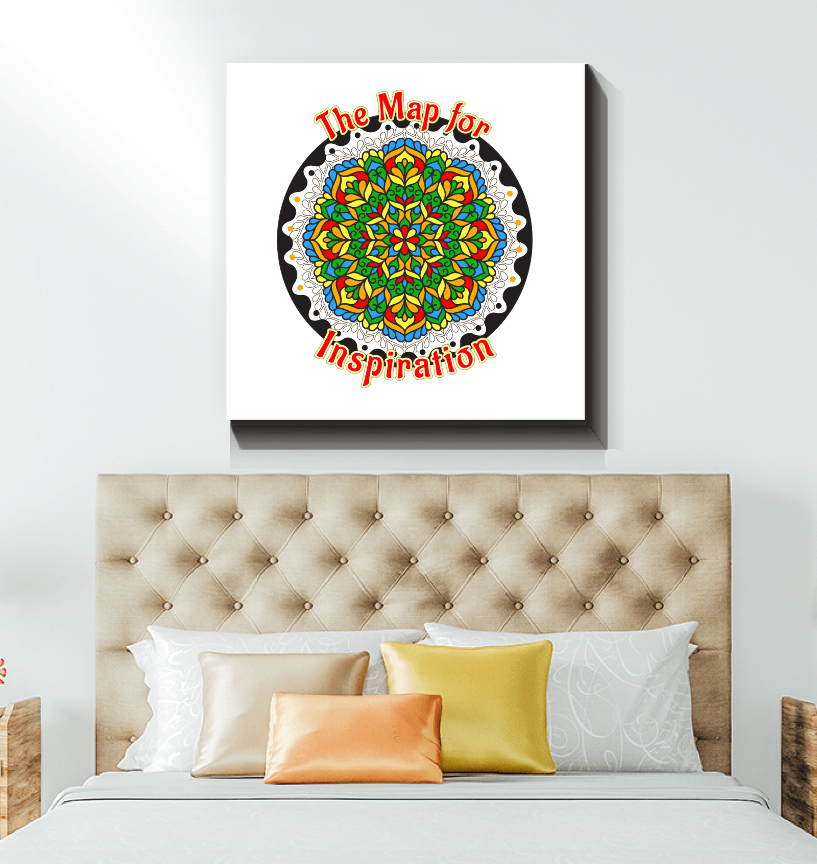 Zen Garden Mandala Wall Art - Beyond T-shirts