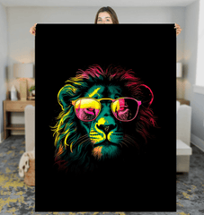Lion King's Pride Sherpa Blanket - Beyond T-shirts