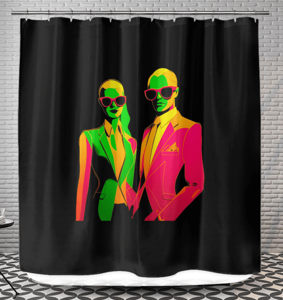 Chic Canvas Couture Shower Curtain - Beyond T-shirts