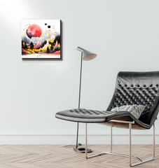 Radiant Rainforest Jungle Landscape Canvas