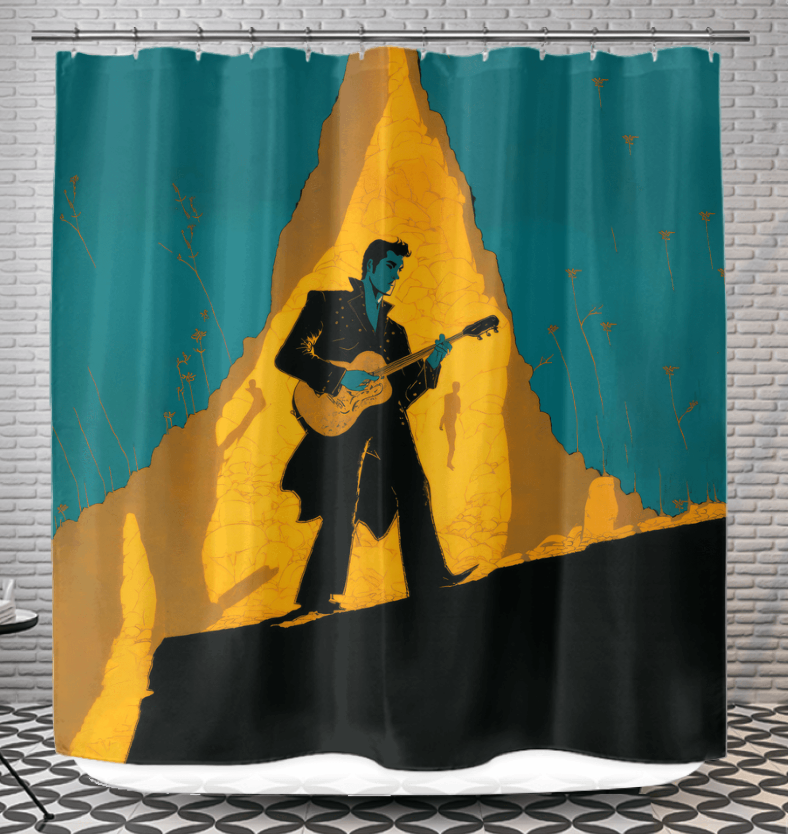 Symphony of Comfort: Music Lover's Shower Curtain - Beyond T-shirts