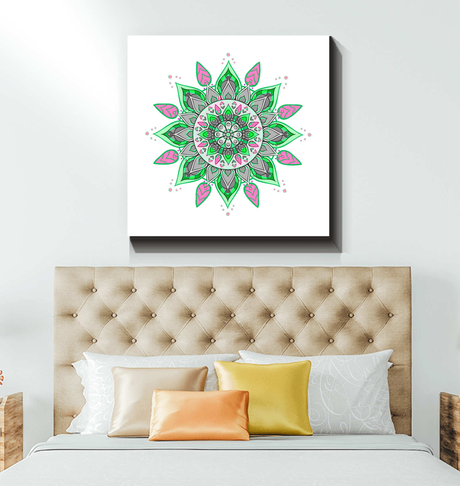 Mandala Fusion Glass Mosaic - Beyond T-shirts