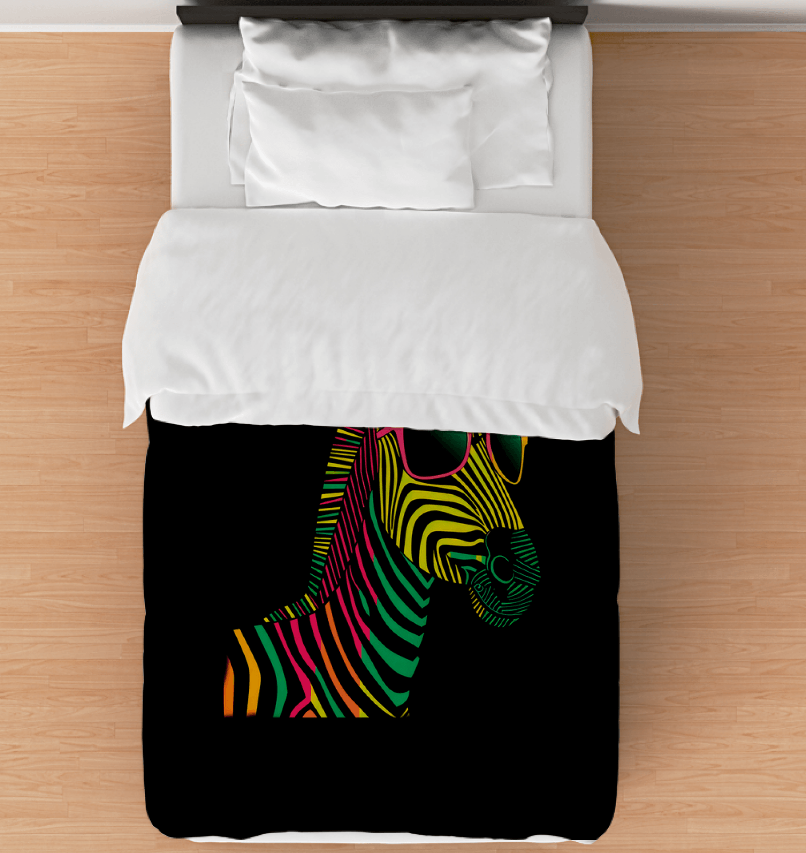 Zebra Unity Landscape Duvet Cover - Beyond T-shirts