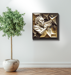 Musical Mandala Magic Wrapped Canvas