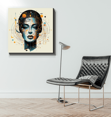 Elegance Unveiled: Abstract Women Art - Beyond T-shirts