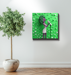 Night sky inspired tapestry paper art, perfect as a gift.