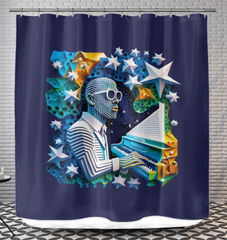 Rock Reverie Shower Curtain