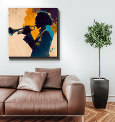 Vinyl Melodies - Retro Music Canvas Print - Beyond T-shirts