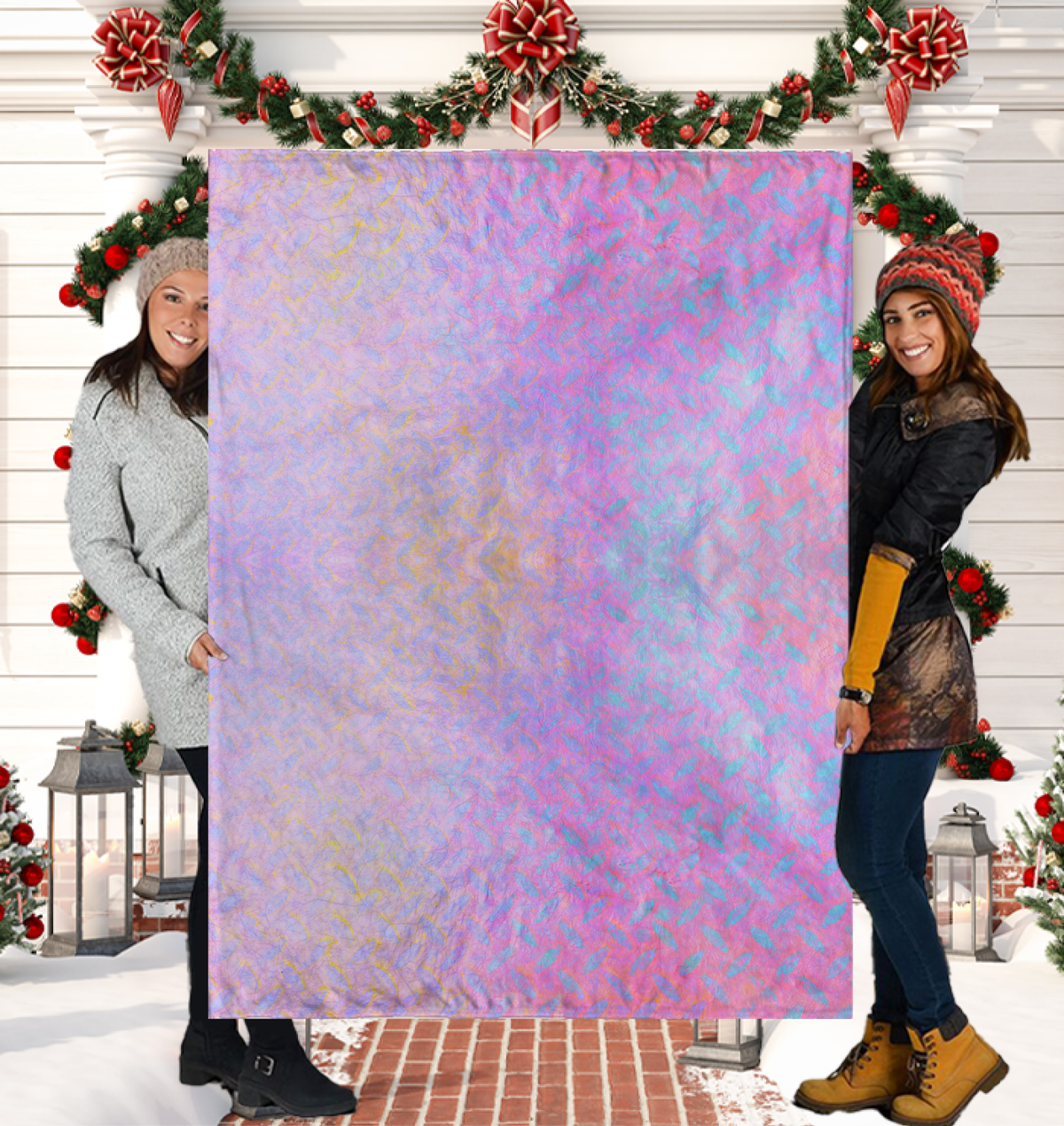 Velvet Bliss Texture Sherpa Blanket