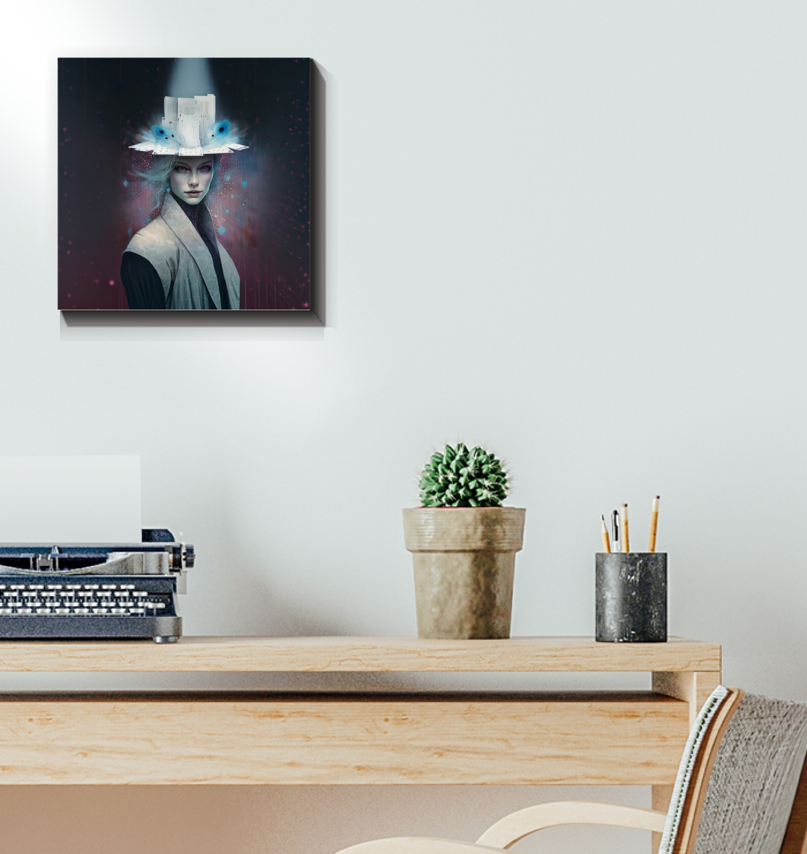 Wrapped Canvas Wall Art - Tranquil Minimalist Design